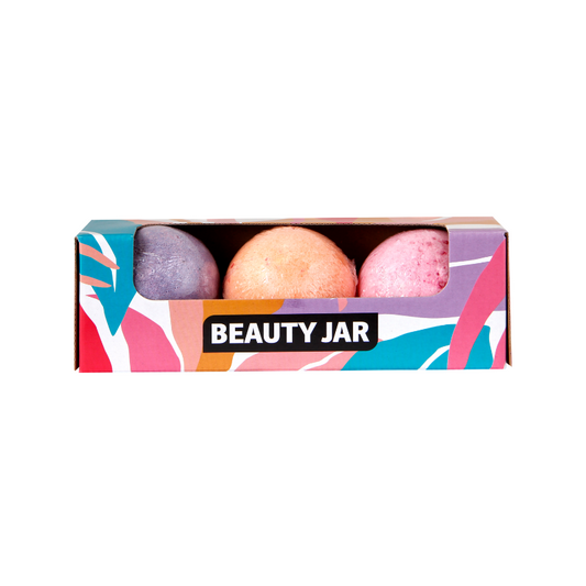 3 BATH BOMBS SET Fragrant bath bomb set Sweet almond oil and vitamin E