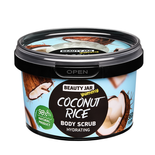 YUMMY Coconut Rice, Hydrating Body Scrub