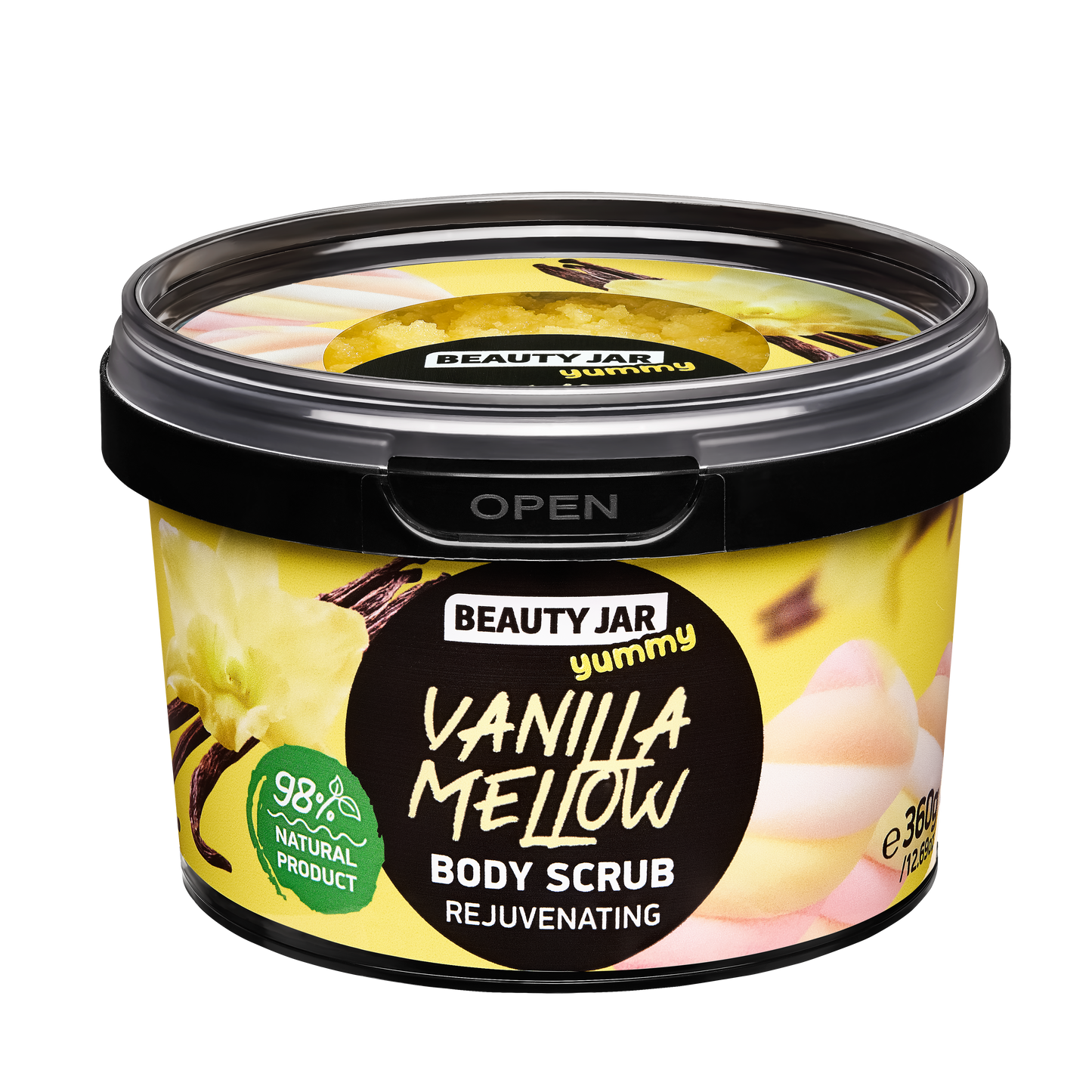 YUMMY, Vanilla Mellow, Rejuvinating Body Scrub