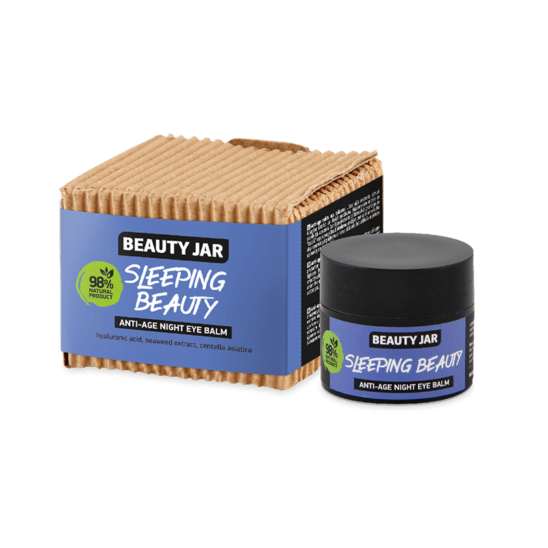 SLEEPING BEAUTY Anti-age night eye balm Hyaluronic acid, seaweed extract and centella asiatica