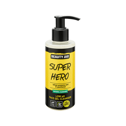 SUPER HERO Low pH face gel cleanser